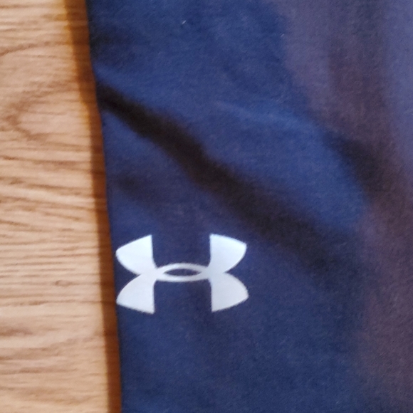 Black silver UA Under Armour small leggings - Picture 3 of 6